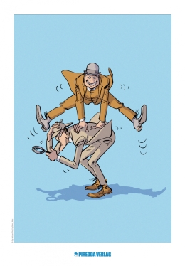 Baker Street Druck - Holmes und Dr. Watson 