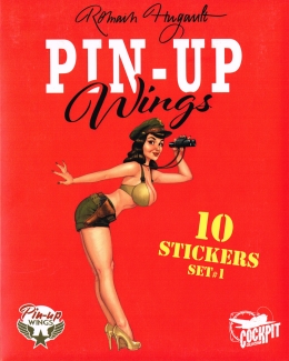 Pin-Up Wings Sticker Set 01 (rot) 
