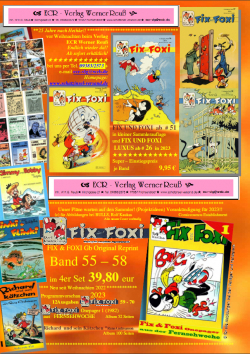 Fix und Foxi 55 - 58 