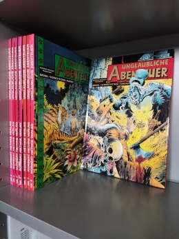 Hansrudi Wäscher Unglaubliche Abenteuer 1-8, gebraucht, sehr guter Zustand 