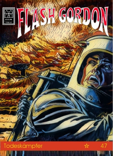 Flash Gordon - 47. Abenteuer (ECR Verlag) - Astronaut Cover 