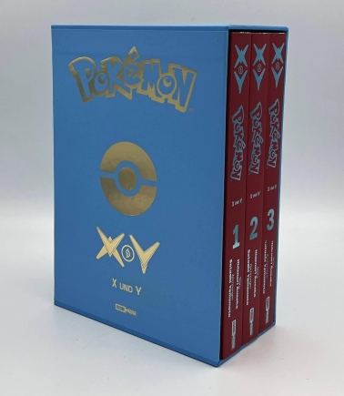 Pokémon X und Y Schuber mit 03 Deluxe-Bänden (2.500) 