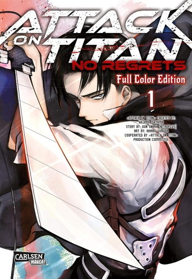 Attack On Titan No Regrets Full Colour Edition 01 