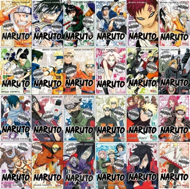 Naruto Massiv 01-24 komplett (mit 1-72) 
