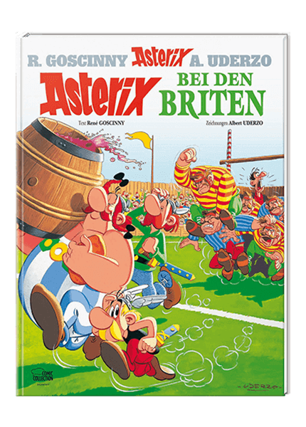 Asterix Nr. 08: Asterix bei den Briten - gebundene Ausgabe
